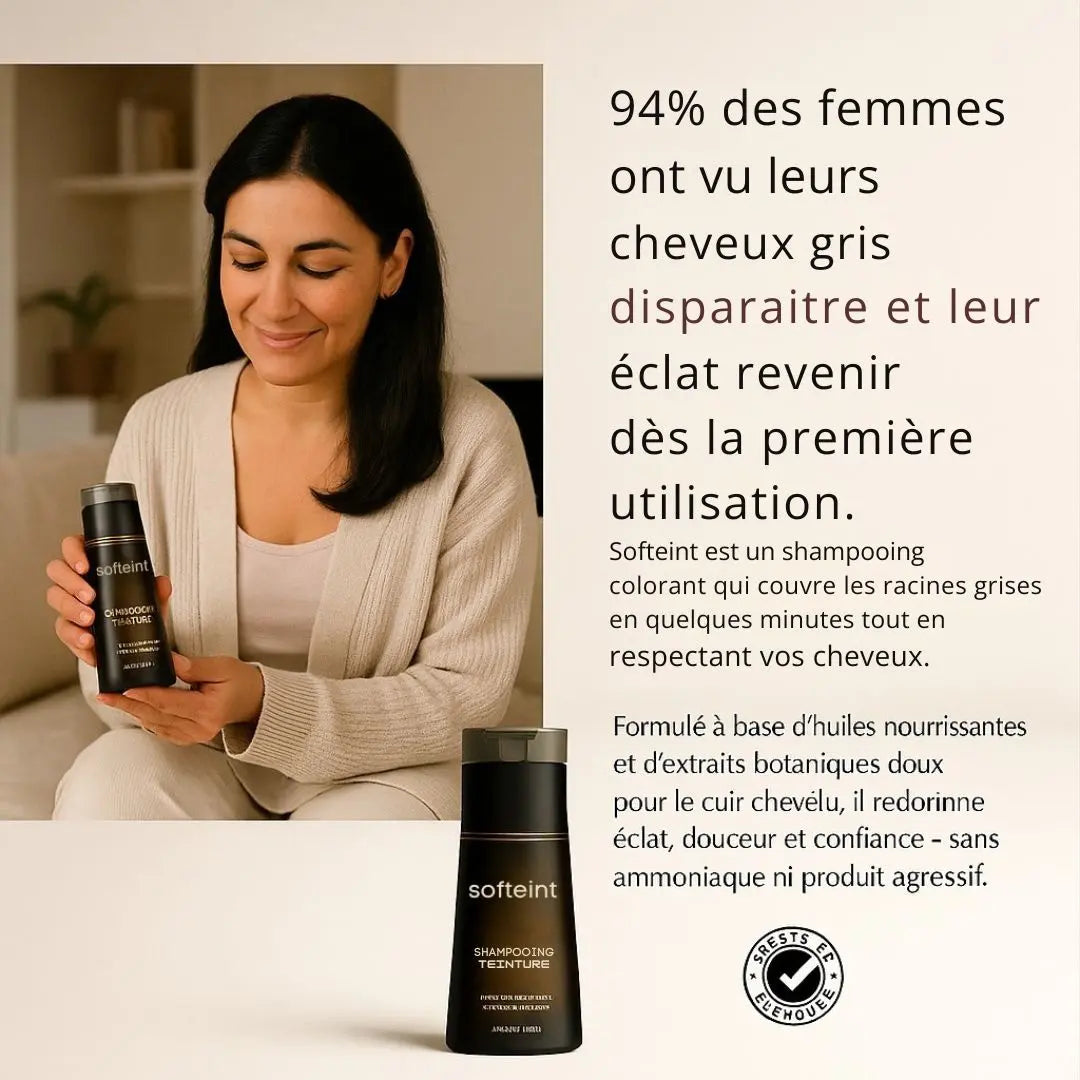 Softeint - shampooing colorant instantané