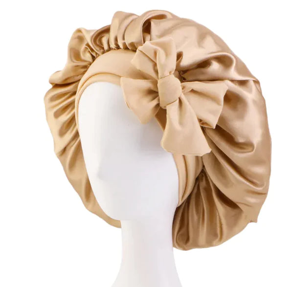 Bonnet de nuit en satin