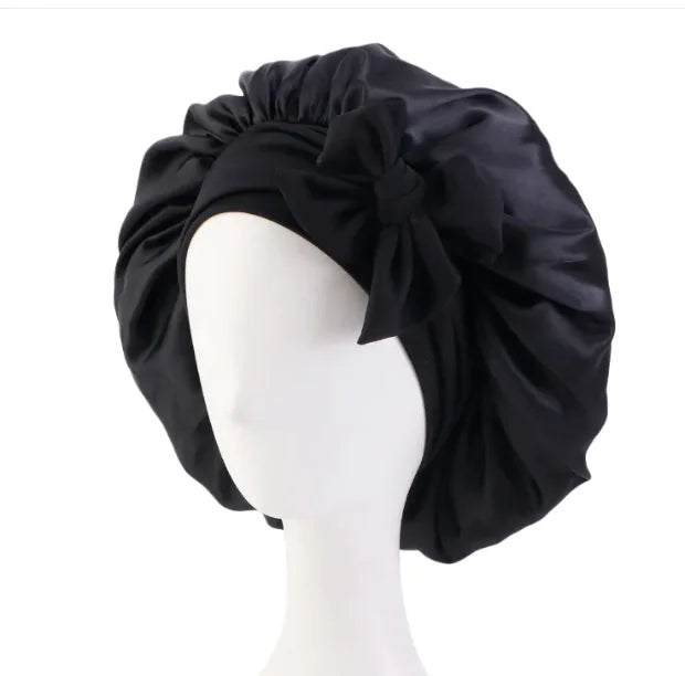 Bonnet de nuit en satin