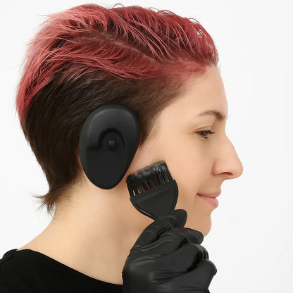 Protège-oreilles réutilisable en silicone pour coloration des cheveux
