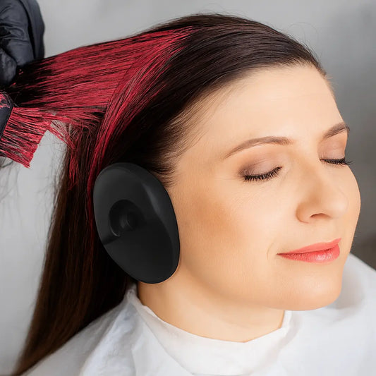 Protège-oreilles réutilisable en silicone pour coloration des cheveux