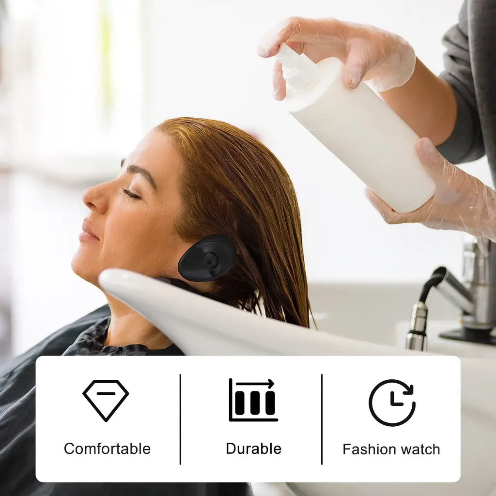 Protège-oreilles réutilisable en silicone pour coloration des cheveux