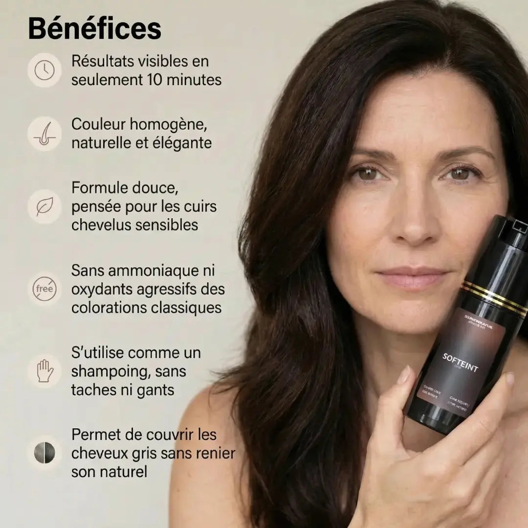 Softeint - shampooing colorant instantané