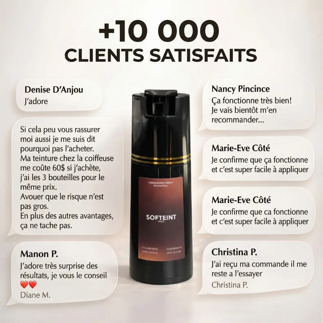 Softeint - shampooing colorant instantané