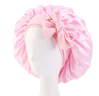 Bonnet de nuit en satin
