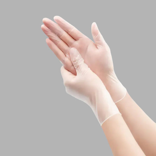 Gants nitrile anti-taches pour teinture — Boîte de 100 pièces