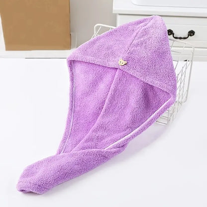 Serviette cheveux en microfibre